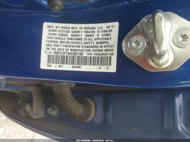 19XFC2F79JE002159 Honda CIVIC EX