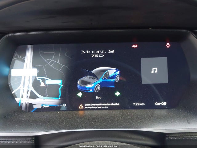 45808146 :رقم المزاد ، 5YJSA1E26JF296781 vin ، 2018 Tesla Model S 100d/75d/p100d مزاد بيع
