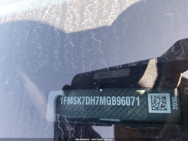 Ford EXPLORER XLT 2021 1FMSK7DH7MGB96071 Image 9