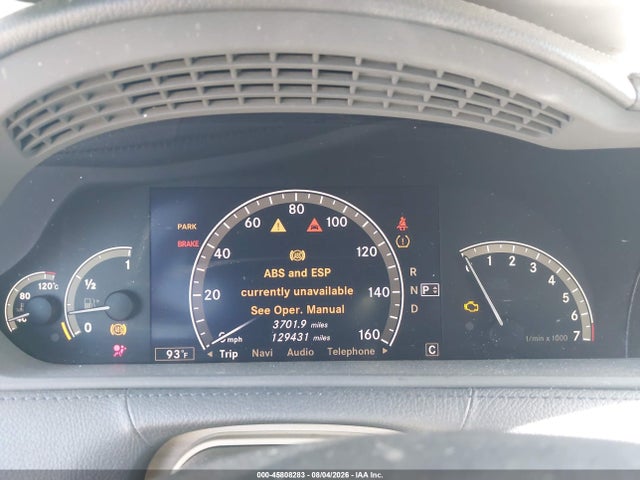 2007 Mercedes-benz Cl 550 მანქანა იყიდება აუქციონზე, vin: WDDEJ71X47A001556, აუქციონის ნომერი: 45808283