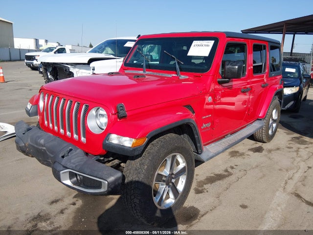 45808306 :رقم المزاد ، 1C4HJXEG3KW551392 vin ، 2019 Jeep Wrangler Unlimited Sahara 4x4 مزاد بيع