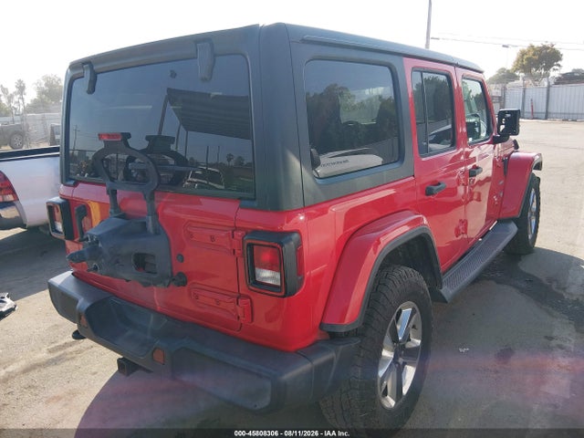 45808306 :رقم المزاد ، 1C4HJXEG3KW551392 vin ، 2019 Jeep Wrangler Unlimited Sahara 4x4 مزاد بيع