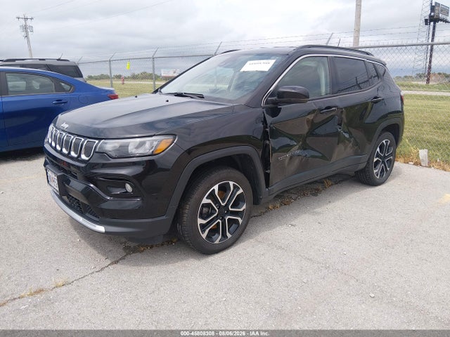 2022 Jeep Compass Limited 4x4 მანქანა იყიდება აუქციონზე, vin: 3C4NJDCB8NT233898, აუქციონის ნომერი: 45808308