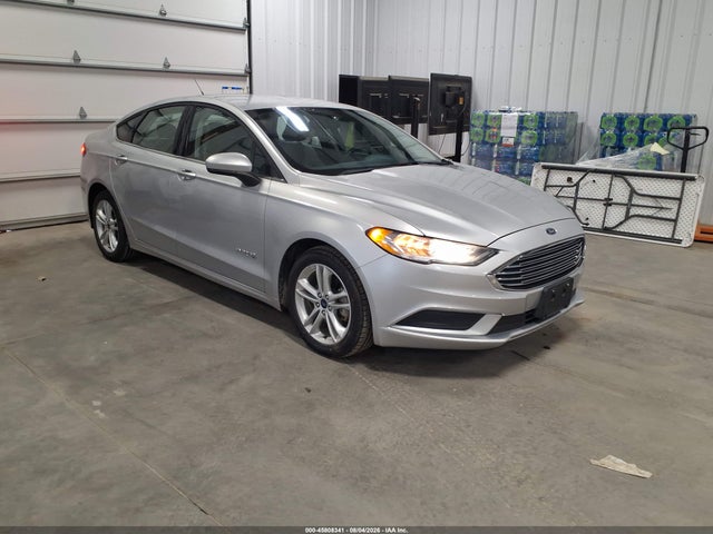 2018 Ford Fusion Hybrid S მანქანა იყიდება აუქციონზე, vin: 3FA6P0UU9JR271584, აუქციონის ნომერი: 45808341