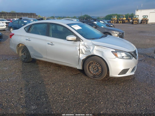 2017 Nissan Sentra Sv მანქანა იყიდება აუქციონზე, vin: 3N1AB7AP3HL652731, აუქციონის ნომერი: 45808450