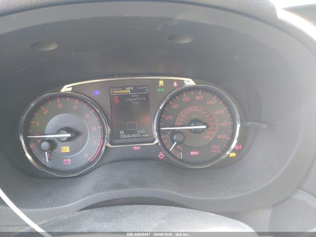 2017 Subaru Wrx Limited მანქანა იყიდება აუქციონზე, vin: JF1VA1L69H9831812, აუქციონის ნომერი: 45808467