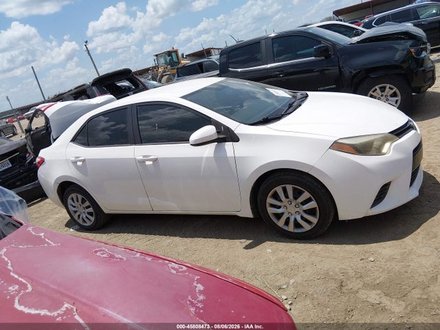 45808473 :رقم المزاد ، 5YFBURHE0GP431696 vin ، 2016 Toyota Corolla Le مزاد بيع