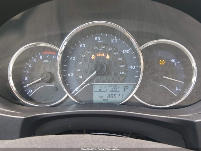 45808473 :رقم المزاد ، 5YFBURHE0GP431696 vin ، 2016 Toyota Corolla Le مزاد بيع