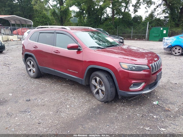 45808650 :رقم المزاد ، 1C4PJMDX7KD377950 vin ، 2019 Jeep Cherokee Limited 4x4 مزاد بيع