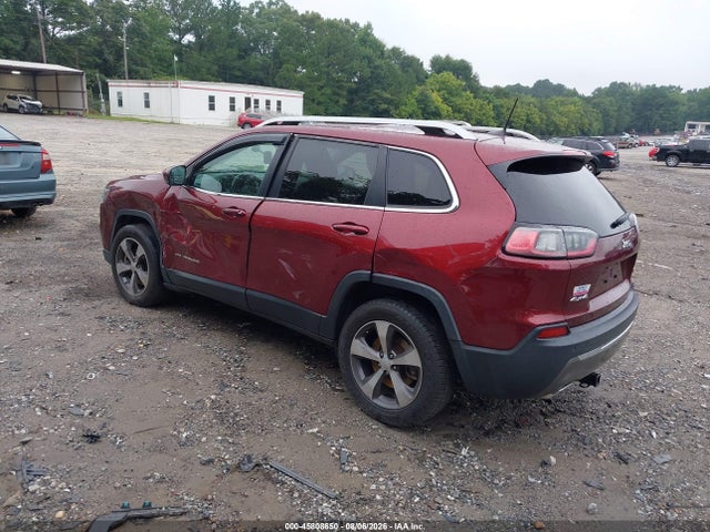 Продаж на аукціоні авто 2019 Jeep Cherokee Limited 4x4, vin: 1C4PJMDX7KD377950, номер лоту: 45808650