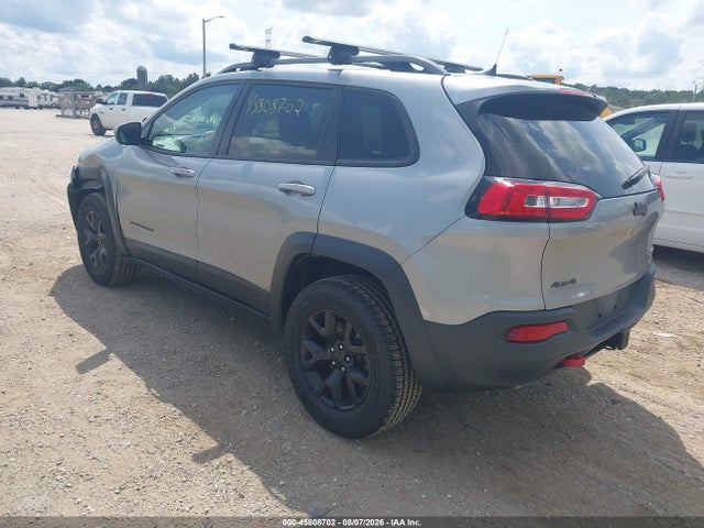 2016 Jeep Cherokee Trailhawk მანქანა იყიდება აუქციონზე, vin: 1C4PJMBS3GW122456, აუქციონის ნომერი: 45808702