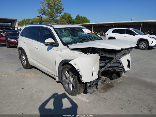2017 Toyota Highlander Limited მანქანა იყიდება აუქციონზე, vin: 5TDYZRFH5HS197279, აუქციონის ნომერი: 45808738