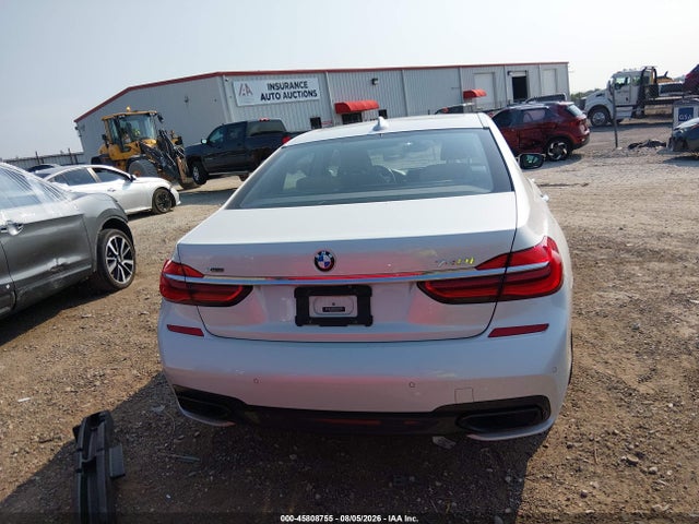 2017 Bmw 740i Xdrive მანქანა იყიდება აუქციონზე, vin: WBA7E4C57HGU99345, აუქციონის ნომერი: 45808755