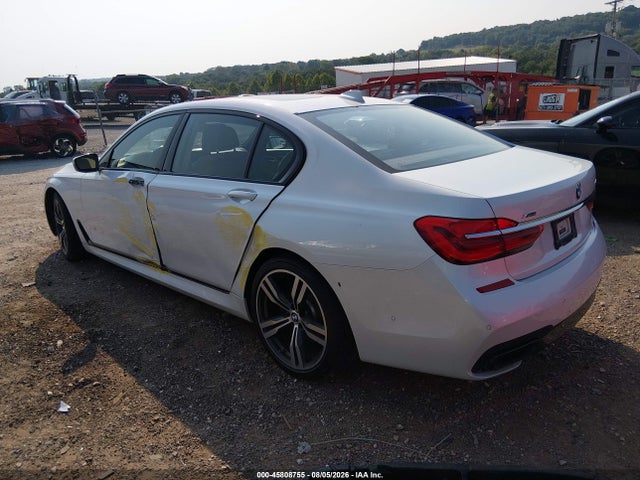 2017 Bmw 740i Xdrive მანქანა იყიდება აუქციონზე, vin: WBA7E4C57HGU99345, აუქციონის ნომერი: 45808755