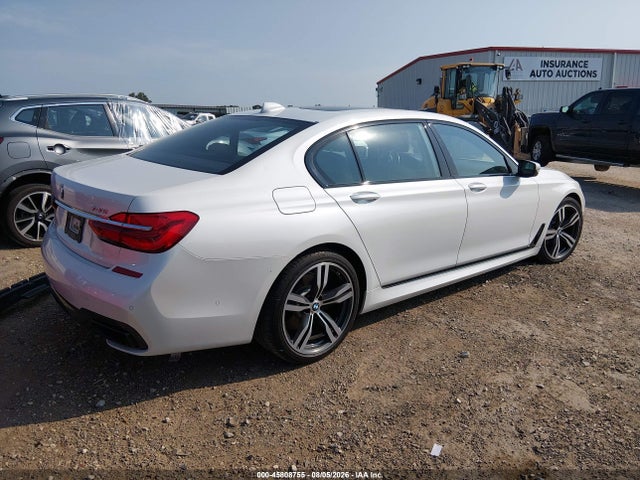 2017 Bmw 740i Xdrive მანქანა იყიდება აუქციონზე, vin: WBA7E4C57HGU99345, აუქციონის ნომერი: 45808755