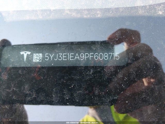 Продаж на аукціоні авто 2023 Tesla Model 3 Rear-wheel Drive, vin: 5YJ3E1EA9PF608715, номер лоту: 45808769