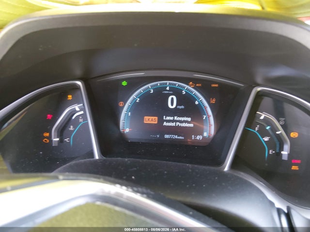 Auction sale of the 2019 Honda Civic Ex-l, vin: JHMFC1F7XKX014346, lot number: 45808813