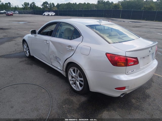 45808812 :رقم المزاد ، JTHBK262075040498 vin ، 2007 Lexus Is 250 مزاد بيع