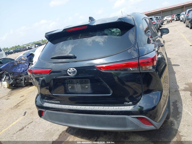 2022 Toyota Highlander Xle მანქანა იყიდება აუქციონზე, vin: 5TDGZRAHXNS102519, აუქციონის ნომერი: 45808843