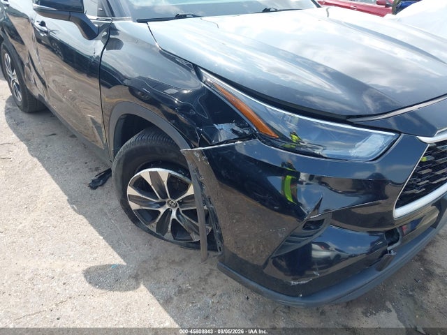 2022 Toyota Highlander Xle მანქანა იყიდება აუქციონზე, vin: 5TDGZRAHXNS102519, აუქციონის ნომერი: 45808843