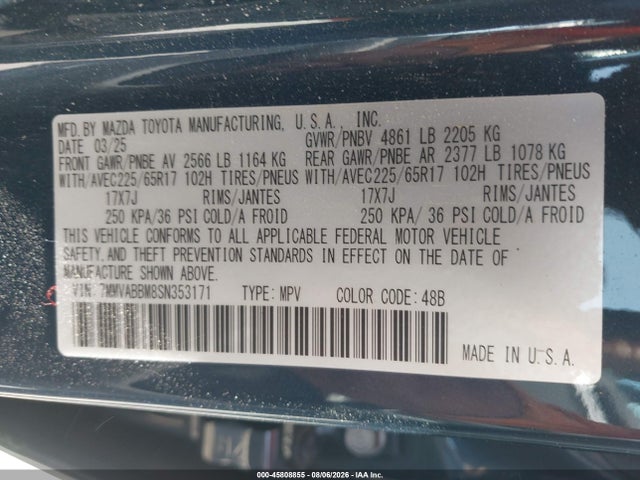 Продажа на аукционе авто 2025 Mazda Cx-50 2.5 S Preferred Package, vin: 7MMVABBM8SN353171, номер лота: 45808855