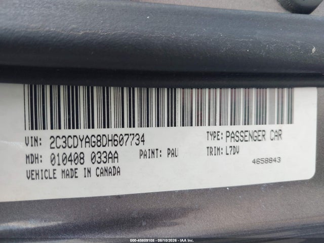 Продажа на аукционе авто 2013 Dodge Challenger Sxt, vin: 2C3CDYAG8DH607734, номер лота: 45809108
