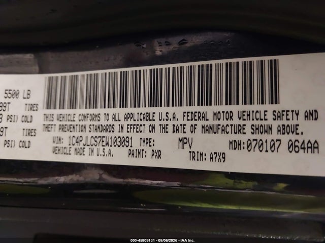 Jeep Cherokee Latitude 2014 1C4PJLCS7EW103091 Image 9