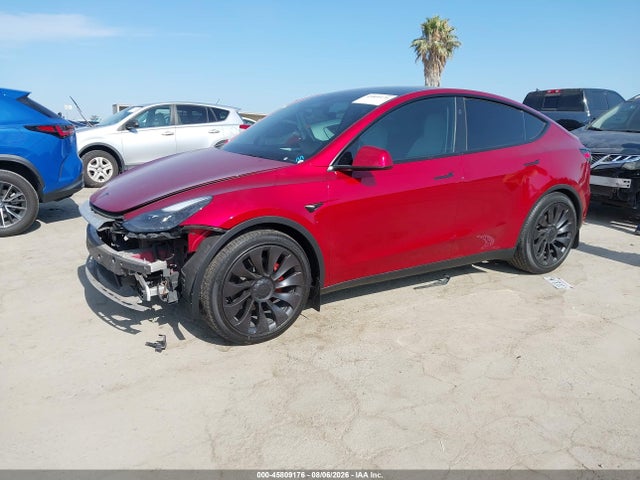 2024 Tesla Model Y Long Range Single Motor Rear-wheel Drive/rwd მანქანა იყიდება აუქციონზე, vin: 7SAYGDED5RF117527, აუქციონის ნომერი: 45809176