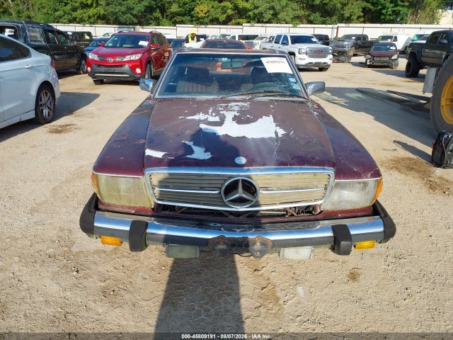 1985 Mercedes-benz 380 Sl მანქანა იყიდება აუქციონზე, vin: WDBBA45C6FA017161, აუქციონის ნომერი: 45809191