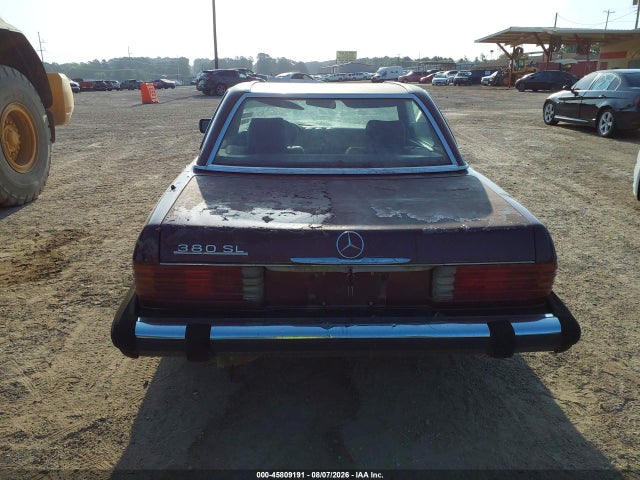 1985 Mercedes-benz 380 Sl მანქანა იყიდება აუქციონზე, vin: WDBBA45C6FA017161, აუქციონის ნომერი: 45809191