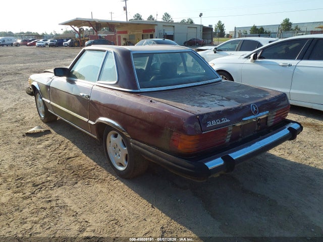 1985 Mercedes-benz 380 Sl მანქანა იყიდება აუქციონზე, vin: WDBBA45C6FA017161, აუქციონის ნომერი: 45809191