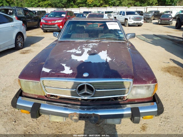 1985 Mercedes-benz 380 Sl მანქანა იყიდება აუქციონზე, vin: WDBBA45C6FA017161, აუქციონის ნომერი: 45809191