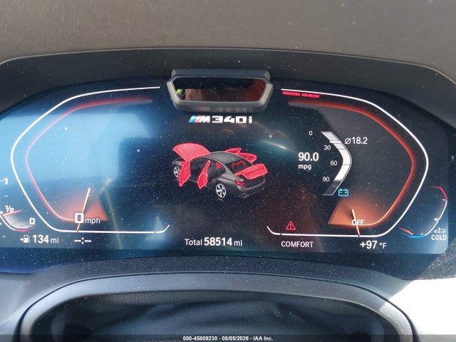 2020 Bmw M340i M340i Xdrive მანქანა იყიდება აუქციონზე, vin: WBA5U9C01LFH85740, აუქციონის ნომერი: 45809230