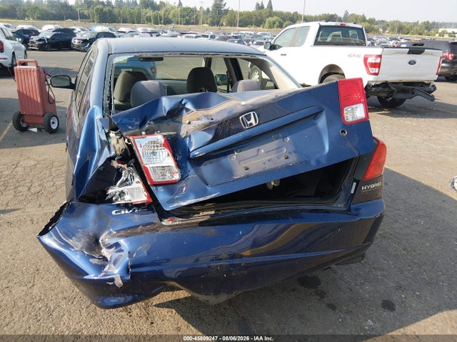 Aukcja sprzedaży 2005 Honda Civic Hybrid, vin: JHMES96675S012673, numer aukcji: 45809247