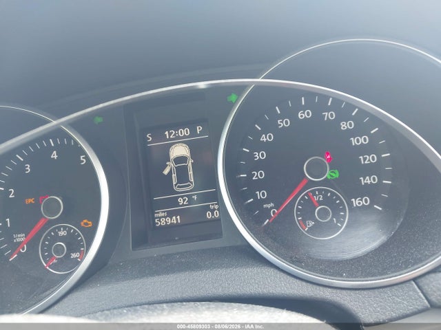 2012 Volkswagen Golf 2.5l 4-door მანქანა იყიდება აუქციონზე, vin: WVWDA7AJ1CW256714, აუქციონის ნომერი: 45809303