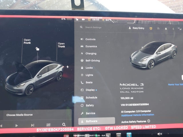 Tesla Model 3 Long Range/performance 2019 5YJ3E1EB0KF205594 Image 17