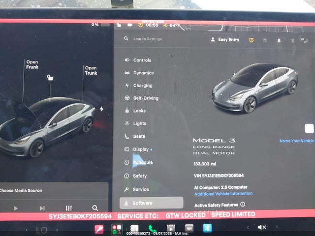 Tesla Model 3 Long Range/performance 2019 5YJ3E1EB0KF205594 Image 18