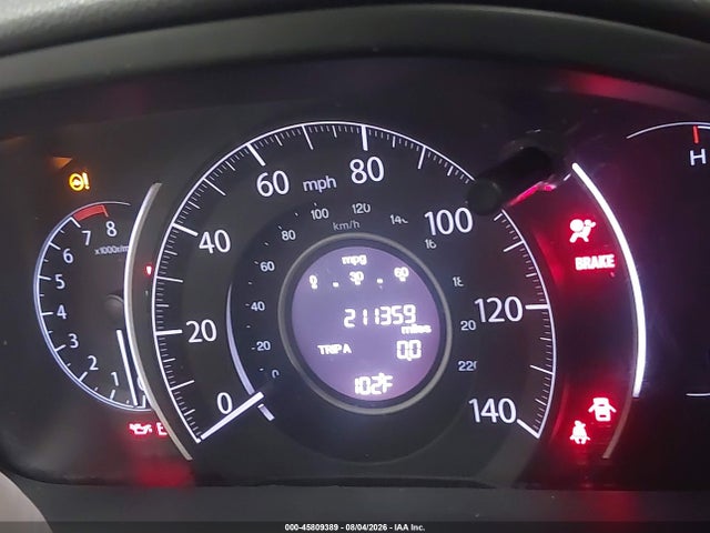 45809389 :رقم المزاد ، 2HKRM4H33DH602935 vin ، 2013 Honda Cr-v Lx مزاد بيع