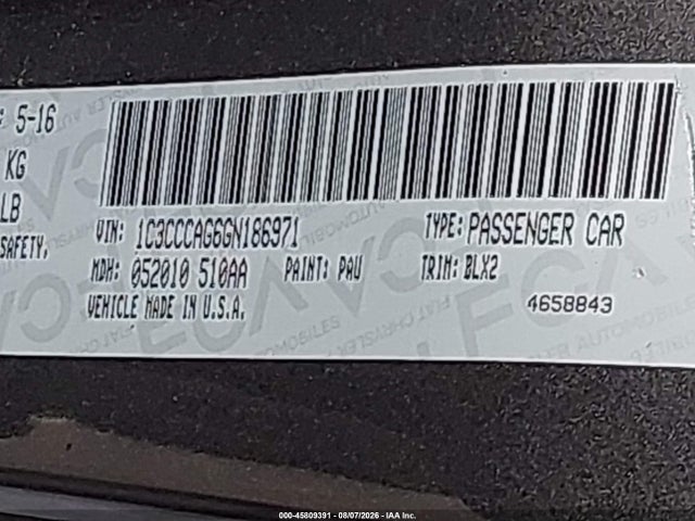 Aukcja sprzedaży 2016 Chrysler 200 Limited Platinum, vin: 1C3CCCAG6GN186971, numer aukcji: 45809391