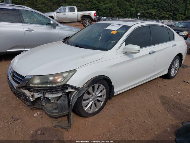 2014 Honda Accord Ex-l V-6 მანქანა იყიდება აუქციონზე, vin: 1HGCR3F85EA017834, აუქციონის ნომერი: 45809397