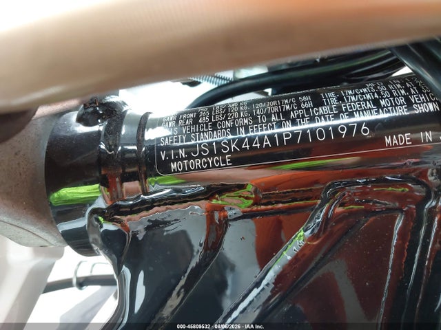 45809532 :رقم المزاد ، JS1SK44A1P7101976 vin ، 2023 Suzuki Dr-z400 Sm مزاد بيع