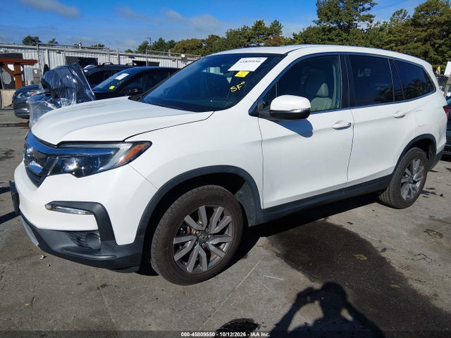 45809550 :رقم المزاد ، 5FNYF6H52MB032668 vin ، 2021 Honda Pilot Awd Ex-l مزاد بيع