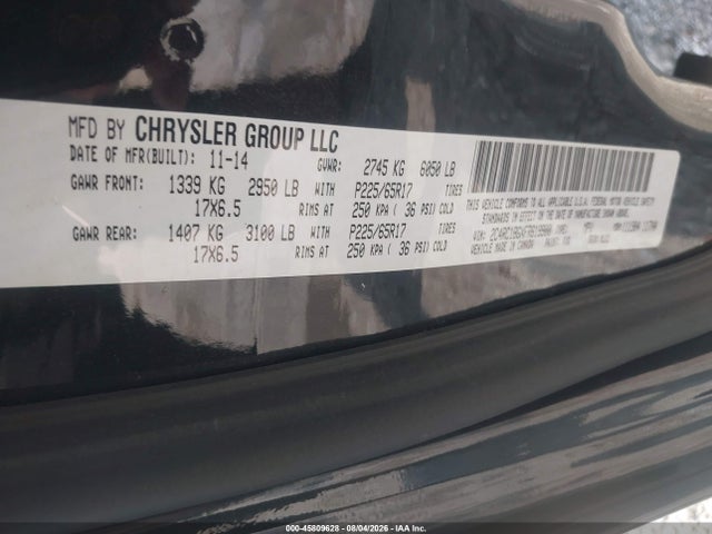 Продажа на аукционе авто 2015 Chrysler Town & Country Touring, vin: 2C4RC1BGXFR619900, номер лота: 45809628