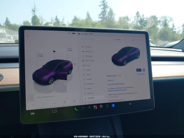 45809669 :رقم المزاد ، 7SAYGDED9PF956836 vin ، 2023 Tesla Model Y Rwd مزاد بيع