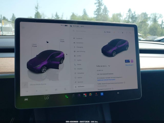 45809669 :رقم المزاد ، 7SAYGDED9PF956836 vin ، 2023 Tesla Model Y Rwd مزاد بيع