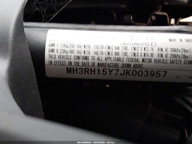 Yamaha Yzfr3 A 2018 MH3RH15Y7JK003957 Image 10