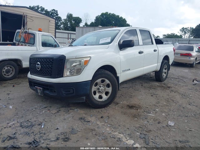 2017 Nissan Titan S მანქანა იყიდება აუქციონზე, vin: 1N6AA1EJ4HN557160, აუქციონის ნომერი: 45810053