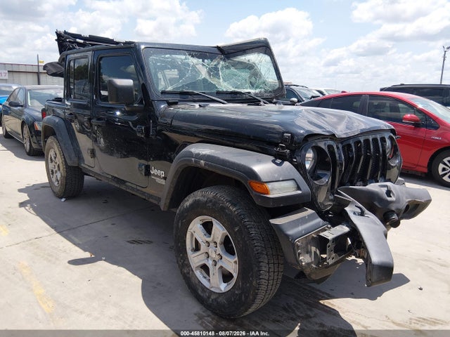 Aukcja sprzedaży 2020 Jeep Wrangler Unlimited Sport S 4x4, vin: 1C4HJXDN7LW226732, numer aukcji: 45810148