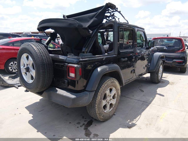 Aukcja sprzedaży 2020 Jeep Wrangler Unlimited Sport S 4x4, vin: 1C4HJXDN7LW226732, numer aukcji: 45810148