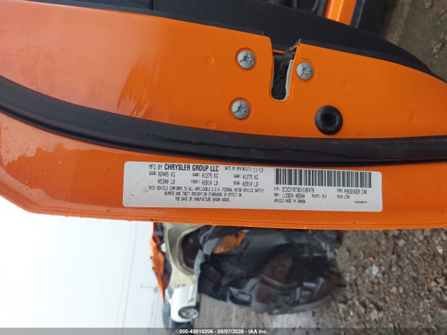 45810206 :رقم المزاد ، 2C3CDYBT8EH185476 vin ، 2014 Dodge Challenger R/t مزاد بيع